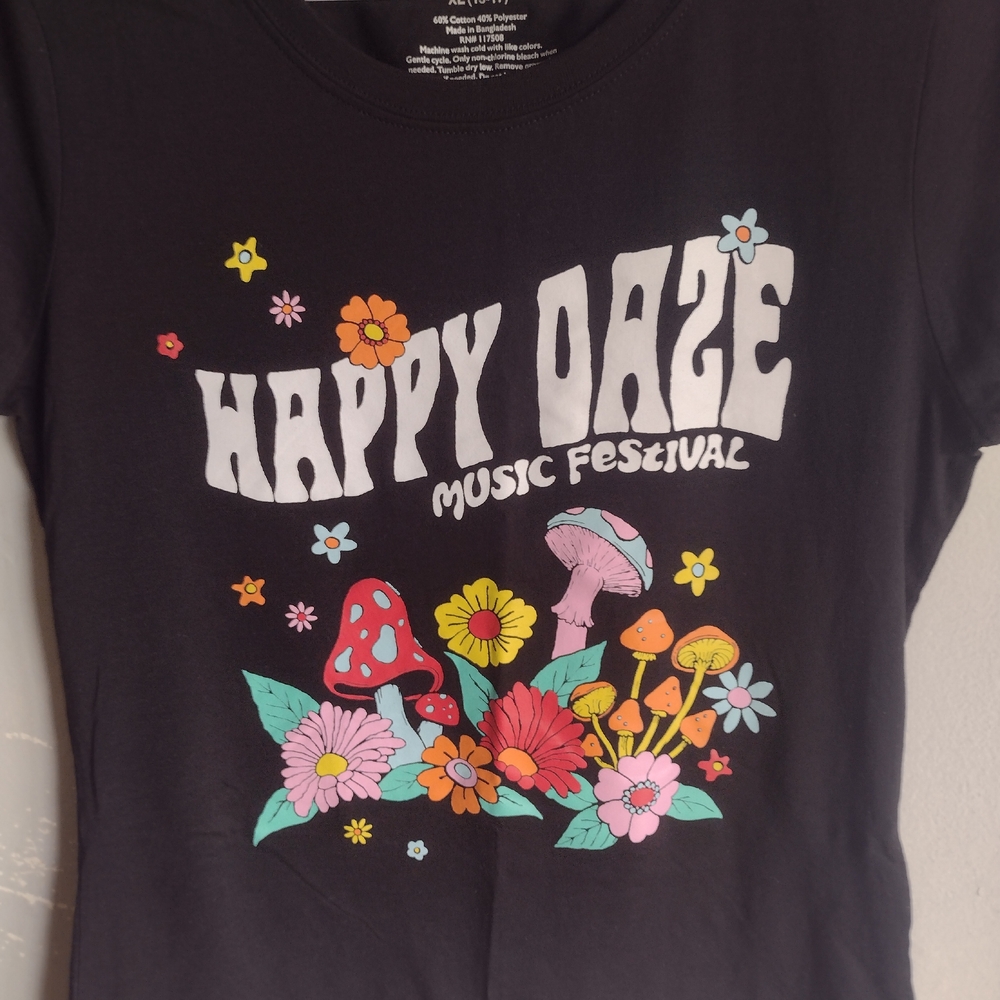 Wound Up, Happy Daze Music, Jr's Xlg T-shirt,w Earrings & Free Thank You Gift